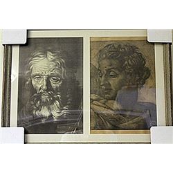 Framed 2-in-1 Engravings (220E-EK)
