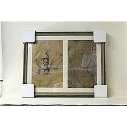 Framed 2-in-1 Engravings (222E-EK)