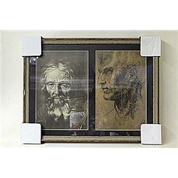 Framed 2-in-1 Engravings (224E-EK)