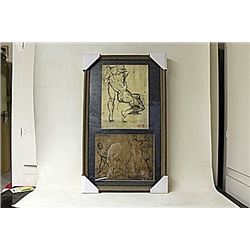 Framed 2-in-1 Engravings (242E-EK)