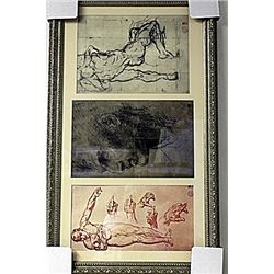 Framed 3-in-1 Engravings (247E-EK)