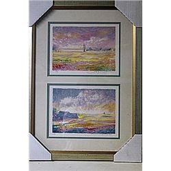 Framed 2-in-1-Jean Fernard Lithographs (248E-EK)