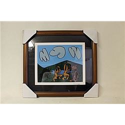 Linocut By Pablo Picasso. (259E-EK)