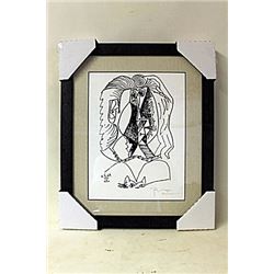 Untitled Lithograph By Pablo Picasso. (260E-EK)