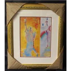 "STATUE OF LIBERTY COLLAGE" By PETER MAX (N)