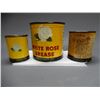 Image 2 : GROUPING OF 3 WHITE ROSE CANS