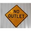 Image 1 : NO OUTLET SIGN