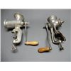 Image 2 : LOT OF 2 CAST MEAT GRINDERS