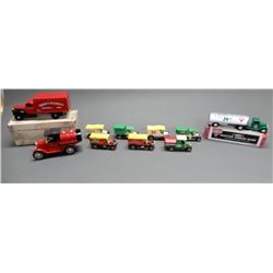 LOT OF 11 TOY TRUCKS