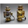 Image 2 : LOT OF 2 BRASS CARRIAGE LAMPS