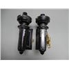 Image 1 : LOT OF 2 CAST IRON ELECTRIC WALL SCONCES