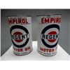 Image 2 : LOT OF 2 REGENT EMPIROL MOTOR OIL IMP. QT. CANS