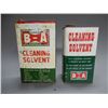 Image 1 : LOT OF 2 B-A BOWTIE CLEANING SOLVENT IMP GAL CANS