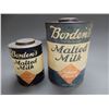 Image 1 : LOT OF 2 BORDEN'S MALTED MILK TINS