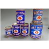 Image 1 : LOT OF 6 BEE HIVE CORN SYRUP TINS