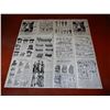 Image 1 : LOT OF 13 T. EATON  CO. CARDBOARD ADVERTISEMENTS