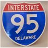 Image 1 : INTERSTATE 95 DELEWARE HIGHWAY S/S ALUM SIGN