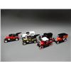 Image 1 : LOT OF 6 LIBERTY ADVERTISING TOY TRUCK BANKS /KEYS HEINZ- MASSEY FERGUSON / BOX  2 TOW TRUCKS CASE/ 