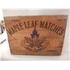 Image 3 : MAPLE LEAF MATCHES WOODEN CRATE