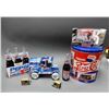 Image 1 : LOT OF PEPSI-COLA ITEMS RICHARD PETTY 6 PACK LONGNECK BOTTLES - PLUS ONE - FULL  HANDMADE PEPSI CAN 