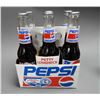 Image 2 : LOT OF PEPSI-COLA ITEMS RICHARD PETTY 6 PACK LONGNECK BOTTLES - PLUS ONE - FULL  HANDMADE PEPSI CAN 