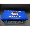 Image 2 : METAL PEPSI-COLA COOLER WITH DRAIN PLUG 23" X 101/2" X 12"  LOCATION: LOWER RIGHT