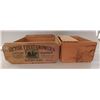 Image 3 : LOT OF 2 WOODEN FRUIT CRATES