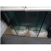 Image 2 : 2 GLASS COUNTER TOP DISPLAY CABINETS WITH KEYS 30" X 24" X 60  LOCATION: LOWER RIGHT