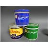 Image 2 : LOT OF 8 HALF LB TABACCO TINS BUCKINGHAM, VOGUE, TURRET, OLD VIRGINIA, DAILY MAIL & EXPORT  LOCATION