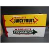 Image 2 : LOT OF 7 GUM COLLECTIBLES CHICLETS MIRROR, CHICLETS PAIL & STORE DISPLAY WITH SOME CONTENT JUICY FRU