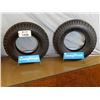 Image 1 : 2 GOODYEAR TIRES  STANDS