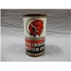 Image 1 : RED INDIAN MOTOR OIL IMP QT CAN BOTTOM MISSING & SHOWS WEAR  LOCATION: UPPER RIGHT
