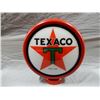 Image 2 : TEXACO GAS PUMP GLOBE METAL BODY REPRO GREEN T 13 1/2" LENSE  LOCATION: UPPER RIGHT