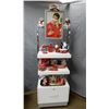 Image 1 : DISPLAY RACK WITH COCA-COLA COLLECTIBLES