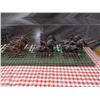 Image 2 : BLACK LABEL 8 HORSE HITCH ENCLOSED IN PLEXI-GLASS  WAGON & DRIVERS  80" X 16" X 18"    LOCATION: UPP