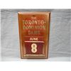Image 1 : THE TORONTO-DOMINION BANK CALENDAR TIN OVER CARDBOARD SHOWS FADING BLACKHALL & COMPANY TORONTO CANAD