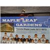 Image 2 : MAPLE LEAF'S TEAM PICTURE 1972 FRAMED PRINT MAPLE LEAF GARNDENS FEATURED 20 1/4" X 16 1/4"  LOCATION