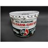 Image 1 : B/A FARM GREASE 25 LB PAIL REPAINT LID CORRECT CAP  LOCATION: GENERAL STORE