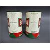 Image 2 : 2 B-A BOWTIE AUTOLENE OIL IMP GAL CANS BILINGUAL SOME WEAR  LOCATION: GENERAL STORE