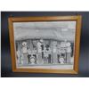 Image 1 : FRAMED BADGER AUTO SERVICE STATION PRINT