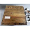 Image 2 : LOT OF OIL RELATED ITEMS TEXACO MOTOR CUP 25 LB GREASE BOX 4 OIL CAN OPENERS 2 GAS PUMP NOZZELS    L