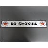 Image 1 : TEXACO NO SMOKING SSP SIGN 23" X 4 1/4"  LOCATION: LOWER RIGHT