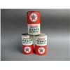 Image 2 : LOT OF 3 TEXACO IMPROVED MOTOR OIL IMP QT CANS