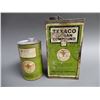 Image 2 : LOT OF 2 TEXACO CANS