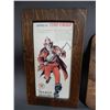 Image 2 : LOT OF 2 FIRE CHIEF WOOD FRAMED PICTURES 21" X 12" 17" X 14 1/2"  LOCATION: LOWER RIGHT