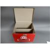 Image 2 : COMMODORE SERVICE RECORDS LOCK BOX RESTORED TO TEXACO 10 1/4" X 10" X 12 3/4"  LOCATION: LOWER RIGHT