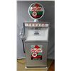 Image 1 : BENNETT GAS PUMP RESTORED TO TEXACO FIRE CHIEF METAL GLOBE  REPRO LENSES LIGHTS UP  LOCATION: LOWER 