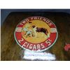 Image 2 : WOODEN TABLE WITH CIGAR ADVERT ON TOP   LOCATION: LOWER LEFT