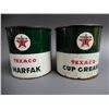 Image 2 : LOT OF 2 TEXACO 5 LB GREASE CANS