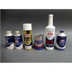 LOT OF 6 TEXAC0 CANS
